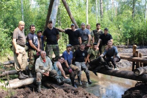 В Ивацевичском районе подняли бомбардировщик и останки летчика Ивана Голикова