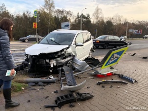 Грубое нарушение ПДД стало причиной серьёзного ДТП в Бресте