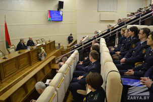 Коллектив прокуратуры Брестской области встретился с доверенным лицом одного из кандидатов в Президенты Республики Беларусь