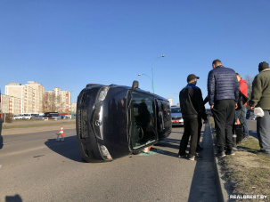 ДТП в Бресте на улице Сябровская