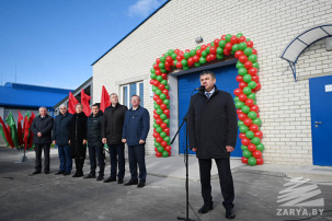 В агрогородке Долбизно Каменецкого района после реконструкции открыли молочнотоварную ферму