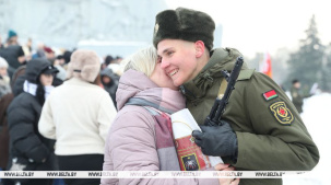 Присягу в Брестской крепости приняли более 750 военнослужащих нового пополнения