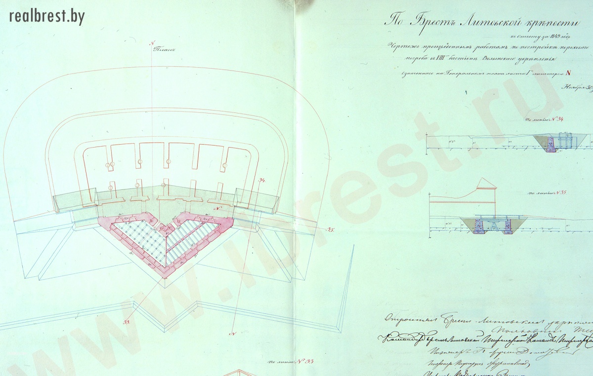 Бобруйская крепость чертежи