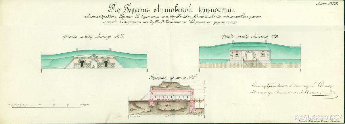 Брестская крепость чертежи